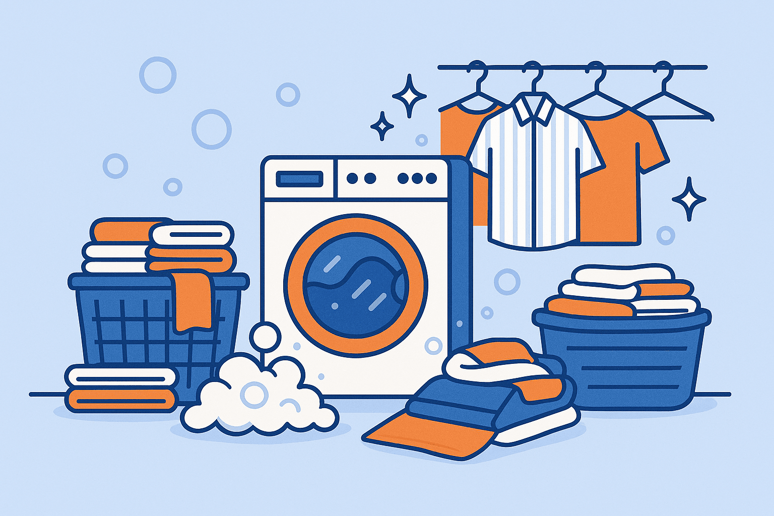Wash & Fold service illustration
