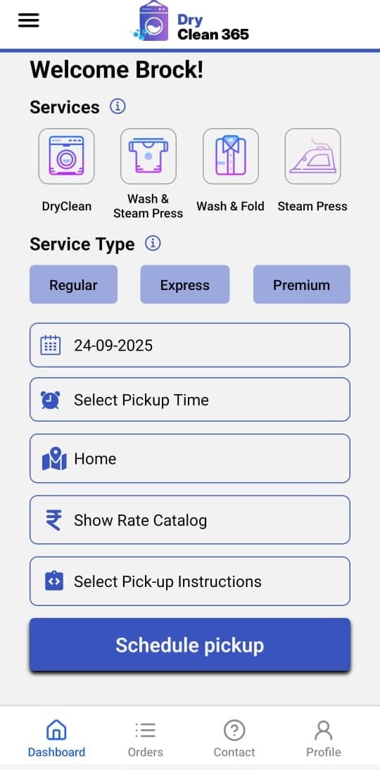 App screenshot on phone mockup 2